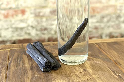 Binchotan Charcoal - Water Purifying Stick from Kishu, Japan - Each Stick Filters Personal-Sized Water Bottle - 6 Slim Sticks